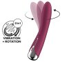 Satisfyer Point G Spinning Vibe 1 Vibrator - 11 x 3cm Raspberry