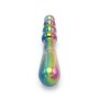 Kiotos Glass Dildo Beads Rainbow 18 cm