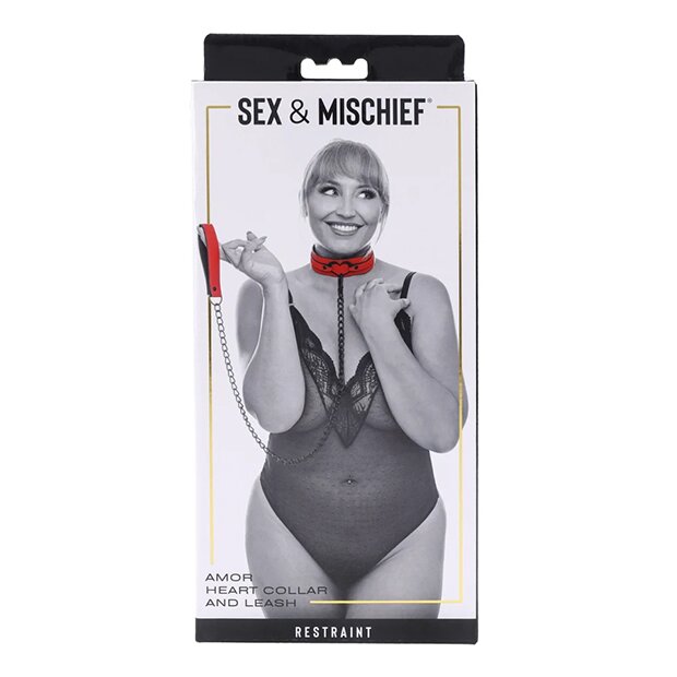 Sportsheets Sex & Mischief Amor  Collar and Leash
