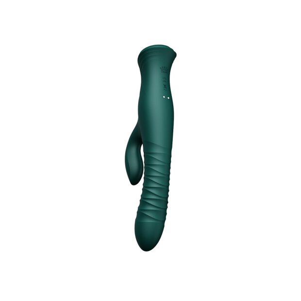 Zalo Vibrator Mose - Rabbit Thruster - Turquoise Green
