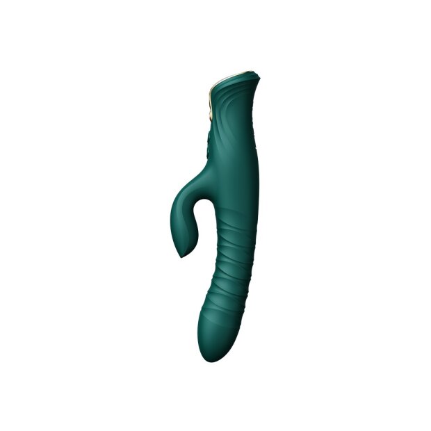 Zalo Vibrator Mose - Rabbit Thruster - Turquoise Green