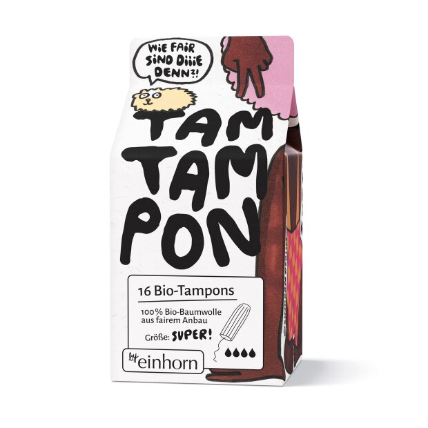 einhorn Bio-Tampons TamTampons super 16 Stück