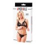 Amorable by Rimba Offener BH mit Slip Schwarz One Size