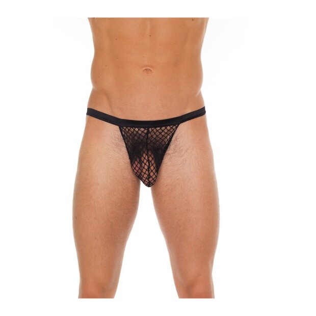 Amorable by Rimba Net thong One Size Black