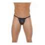 Amorable by Rimba Thong with text One Size Black