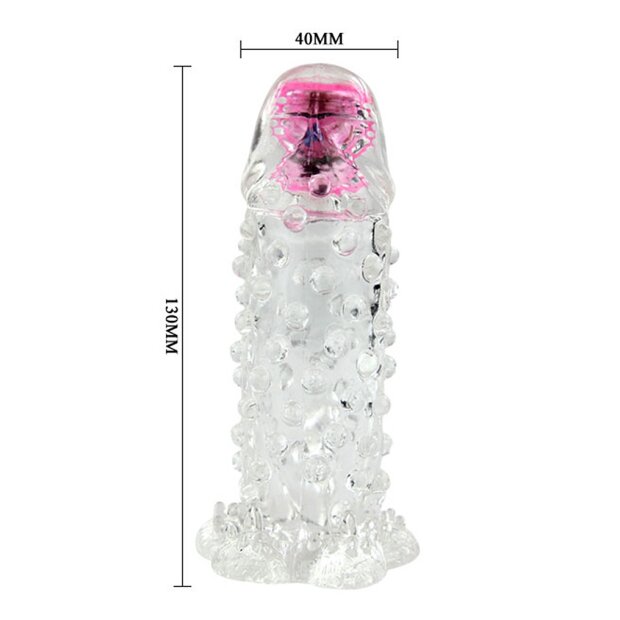 Crazy Bull vibrating Penissleeve Brave Man 2 Transparent