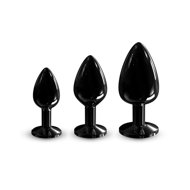 DORCEL Diamond Plug Size M - Black 3.4 cm