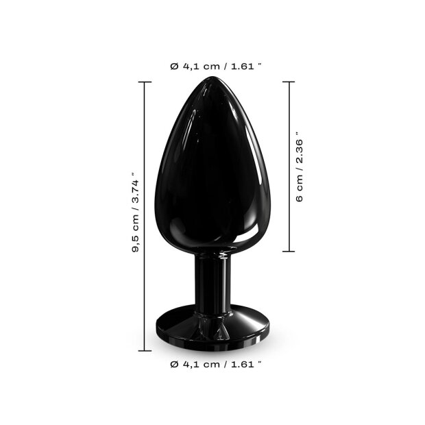 DORCEL Diamant Plug Size L - Schwarz 4,1 cm
