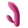 DORR Fulfilled Vibrator mit austauschbaren Aufsätzen Pink