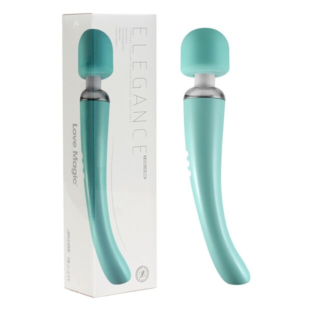 Love Magic Elegance Recharge Vibrator 29,3 cm Grün