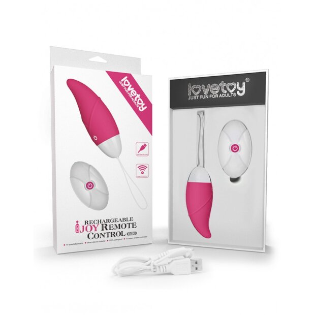 LoveToy iJoy 3 Egg Vibrator met Afstandsbediening Roze