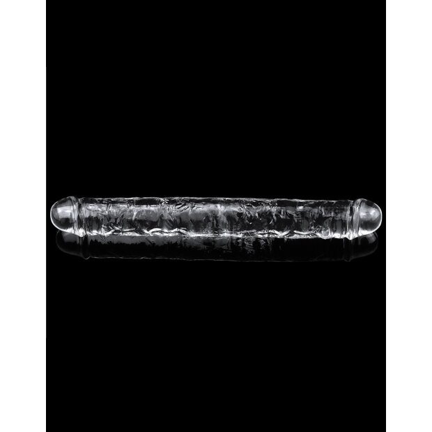 LoveToy Flawless Clear Double Dildo 12" / 30 cm Transparant
