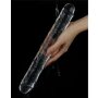 LoveToy Flawless Clear Double Dildo 12" / 30 cm Transparant