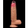 LoveToy Flawless Clear Penis Sleeve + 1" / 2.5 cm Transparant