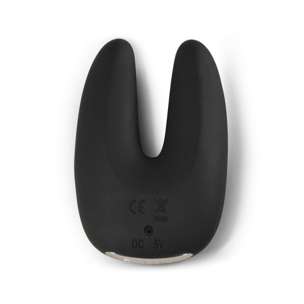 LoveToy O-Sensual Rapture Twin Clitoral or Nipple Vibrator Black