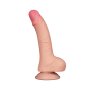 LoveToy - Sliding Skin Dildo 19.5 cm (Ø 3.5 cm) - Nude