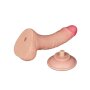 LoveToy - Sliding Skin Dildo 19.5 cm (Ø 3.5 cm) - Nude