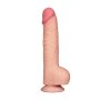 LoveToy - Sliding Skin Dildo 24 cm (Ø 4.3 cm) - Nude