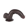 LoveToy - Sliding Skin Dildo 22 cm (Ø 3.7 cm) - Black