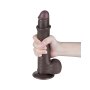 LoveToy - Sliding Skin Dildo 22 cm (Ø 3.7 cm) - Black