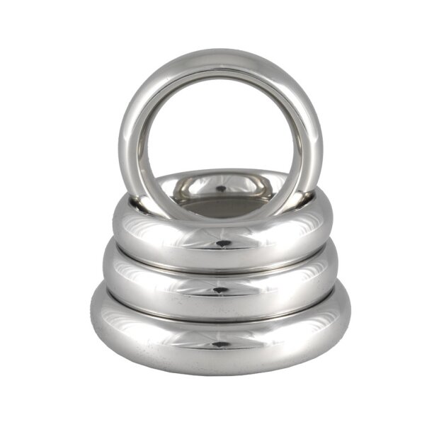Rimba Stainless Steel Cock Ring Silver Ø 4.5 cm