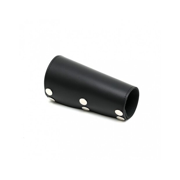 Rimba Leather Arm Cuff Black