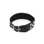 Rimba Collier Décoré de Clous Noir S-M