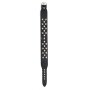 Rimba Collier Décoré de Clous Noir M-L