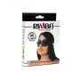 Rimba Augenmaske aus Leder Schwarz