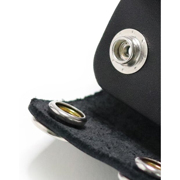 Rimba Holder for Restraints Black Silver