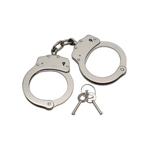 Rimba Police Handcuffs Metal Extra Strong Silver