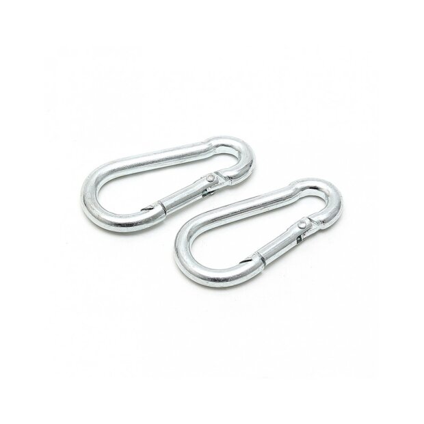 Rimba Carabiner Hooks Silver 2 Pieces