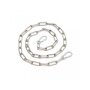 Rimba Chain with 2 Carabiner Hooks Silver 100 cm