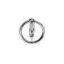 Rimba Penisplug mit Eichelring Silber Ø 3 cm