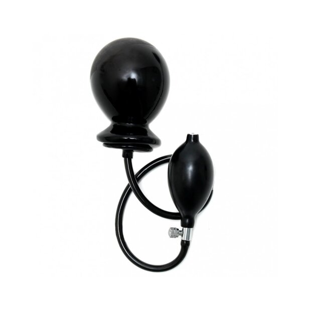 Rimba inflatable plug with solid core black Ø 4.5–8.5 cm
