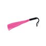 Rimba Silikon Flogger Rosa Schwarz 38 cm