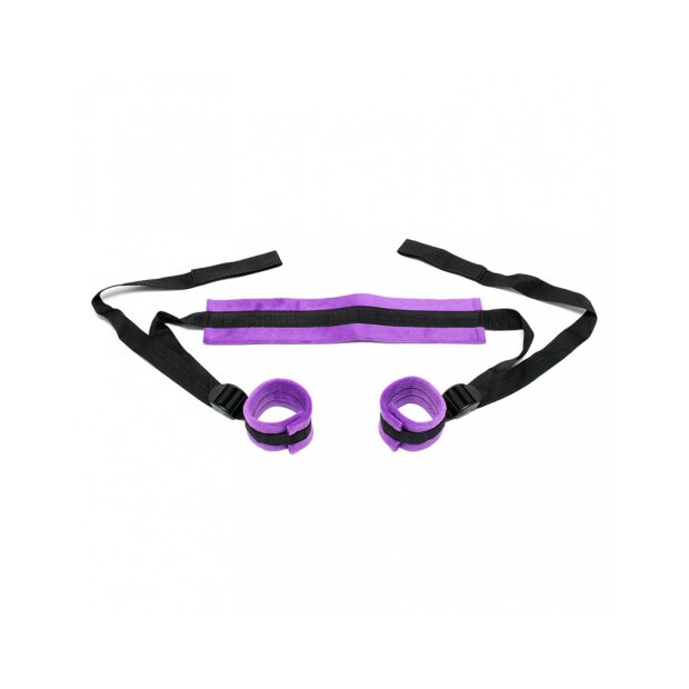 Rimba Soft Enhancer Set mit Fußfesseln Schwarz Lila