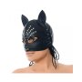 Rimba Mask with Ears Decorated with Studs Black