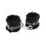 Rimba Padded Handcuffs with Fur Black