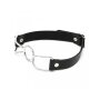 Rimba Mundknebel mit O-Ring Schwarz Silber