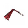 Rimba Flogger tressé Rouge Noir 50 cm