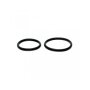 Rimba Gummi Cockring Set Schwarz Ø 3-3,5 cm
