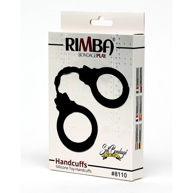 Rimba Silicone Handcuffs Black