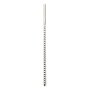 Rimba Gerippter Dilator aus Edelstahl Silber 6 mm