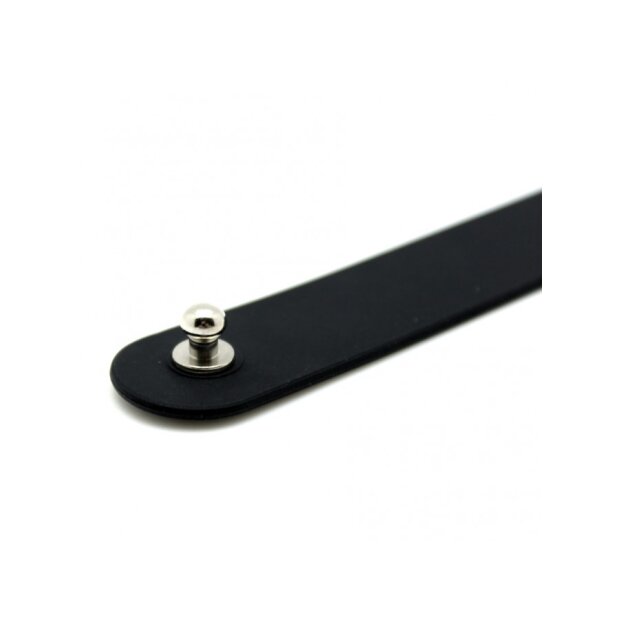 Rimba Collar with Bitch Lettering Black