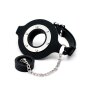 Rimba Toys Knebel mit Öffnung und Stopper Schwarz