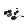 Rimba Rimini Kegel Ball Training Set Black Ø 3.6 cm 4-Piece