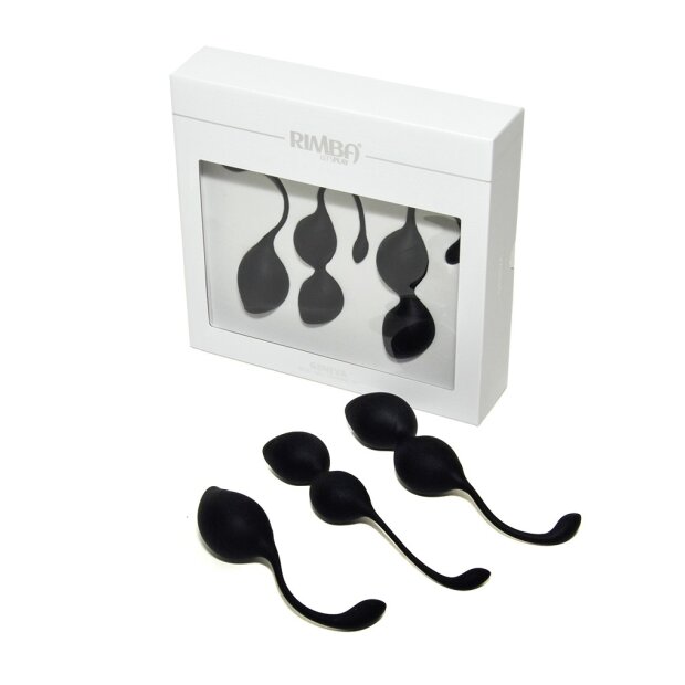 Rimba Toys - Geneva - Kegel Balls Training Set - Black