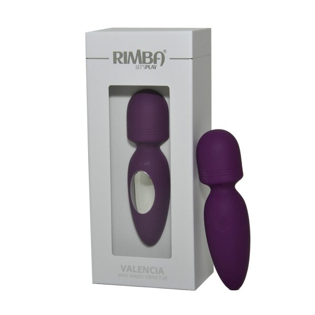 Rimba Toys - Valencia - Mini Wand Vibrator - Purple