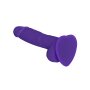 Strap-On-Me Soft Realistic Dildo Purple Size M- 18 cm